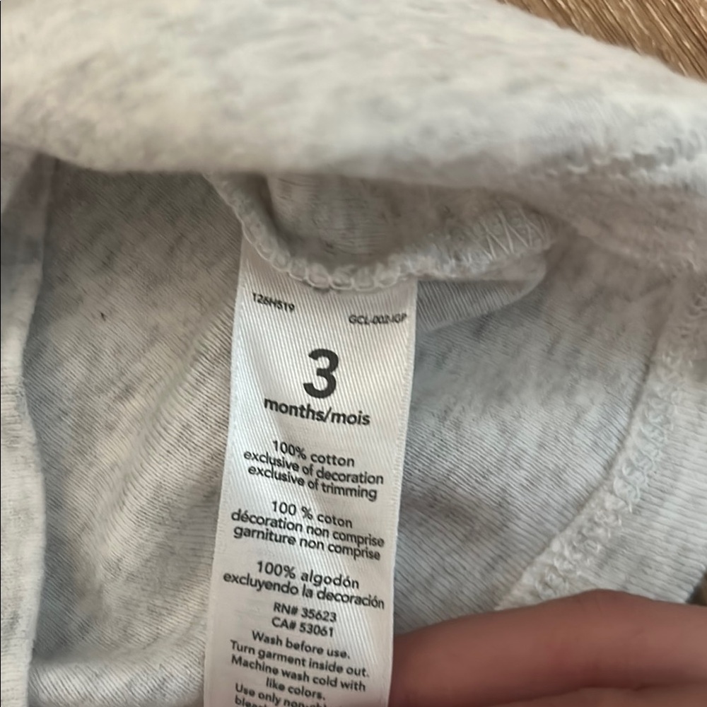 Carter's Gray Long Sleeve Tee - Picture 3 of 5